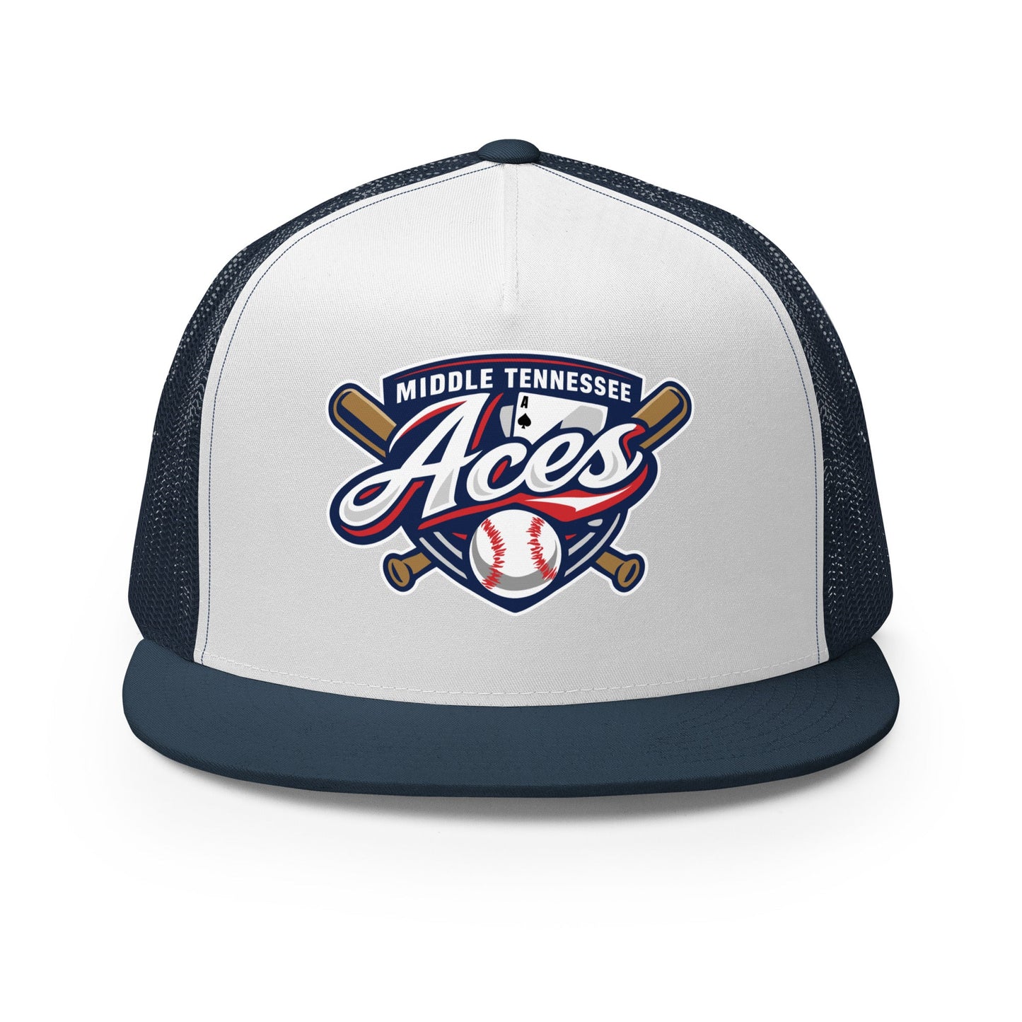 Performance | 5 Panel Trucker Cap | Middle TN Aces 8u
