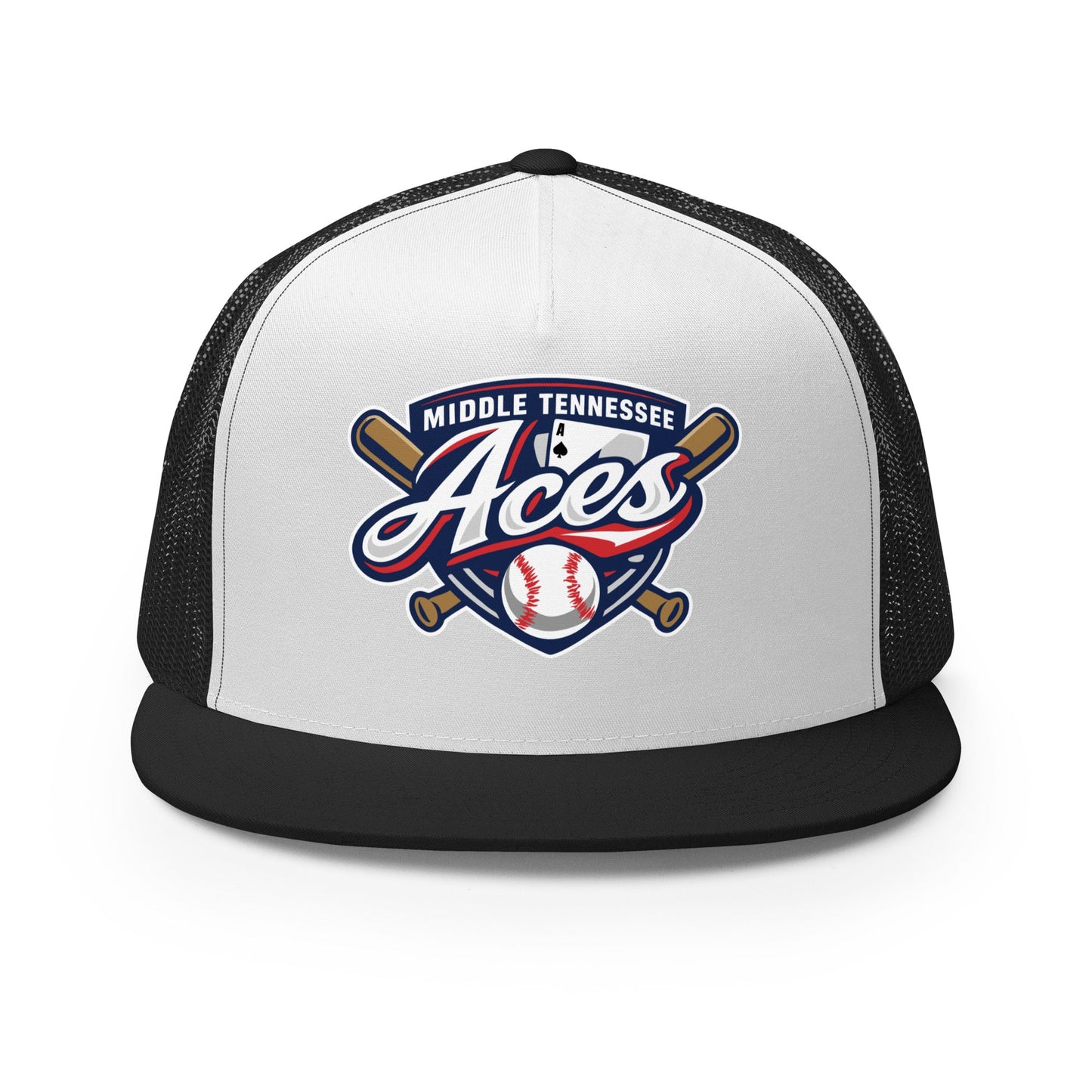 Performance | 5 Panel Trucker Cap | Middle TN Aces 8u