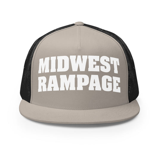 Performance | 5 Panel Trucker Cap | Midwest Rampage | Modern Script Logo