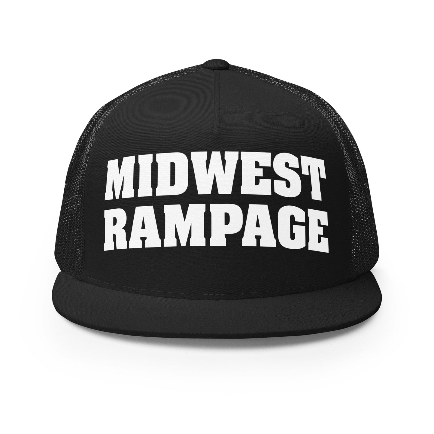 Performance | 5 Panel Trucker Cap | Midwest Rampage | Modern Script Logo