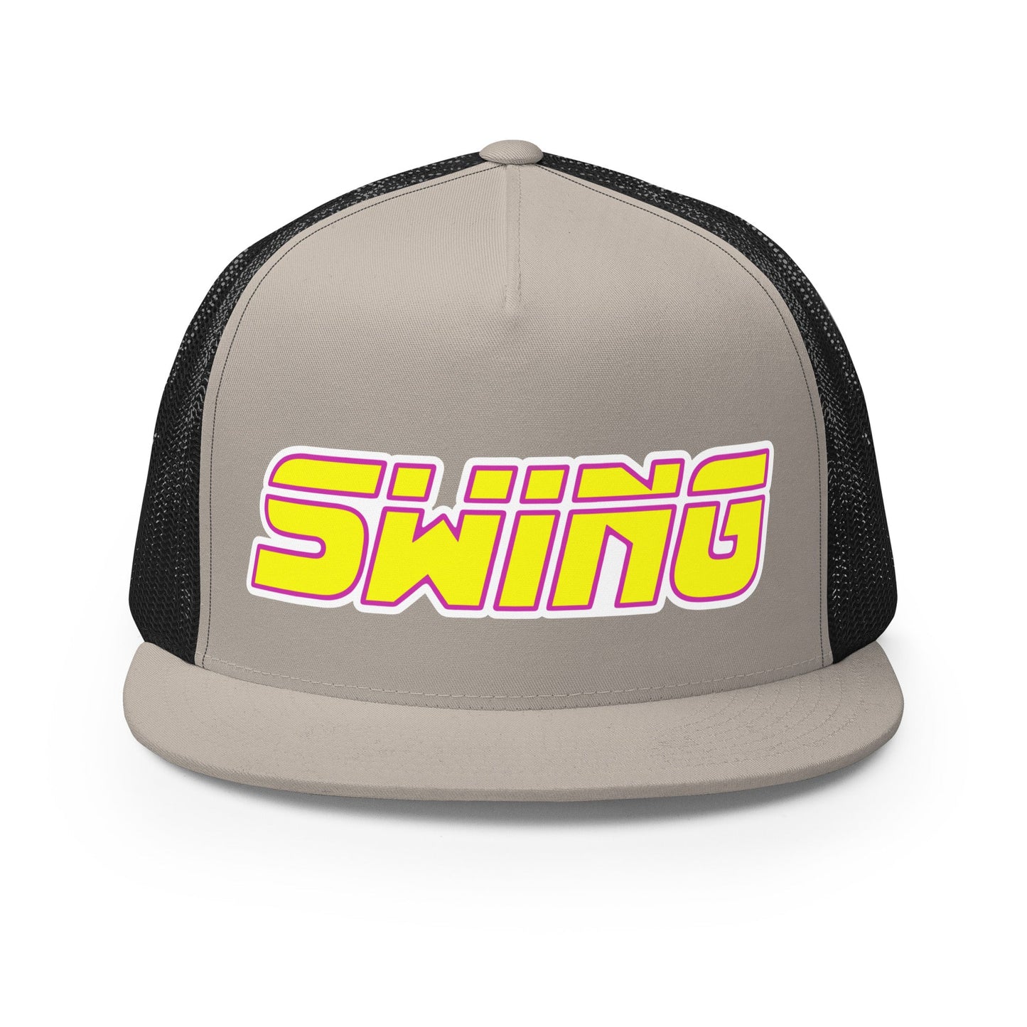 Performance | 5 Panel Trucker Cap | Midwest Swing Softball | Mark Logo