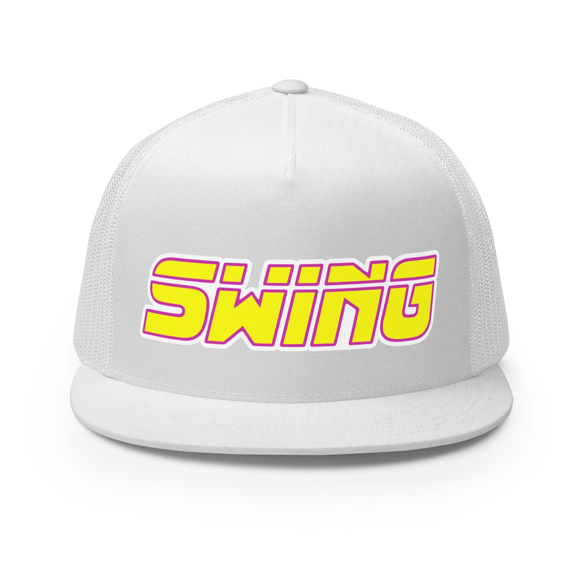 Performance | 5 Panel Trucker Cap | Midwest Swing Softball | Mark Logo