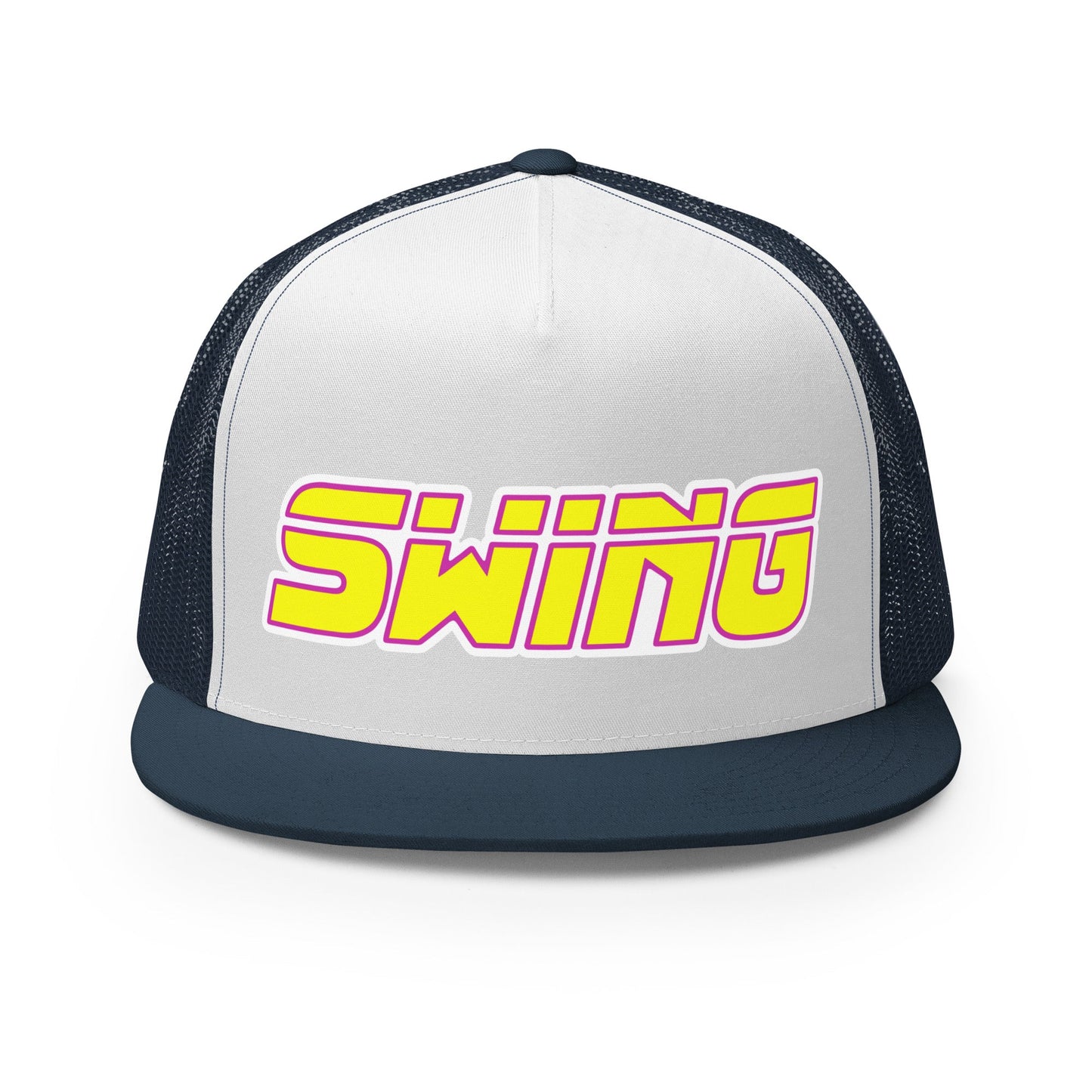 Performance | 5 Panel Trucker Cap | Midwest Swing Softball | Mark Logo