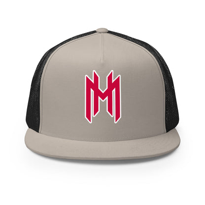 Performance | 5 Panel Trucker Cap | Mountain House Bloodhounds | MH Monogram Logo