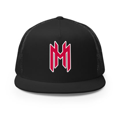 Performance | 5 Panel Trucker Cap | Mountain House Bloodhounds | MH Monogram Logo