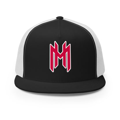Performance | 5 Panel Trucker Cap | Mountain House Bloodhounds | MH Monogram Logo