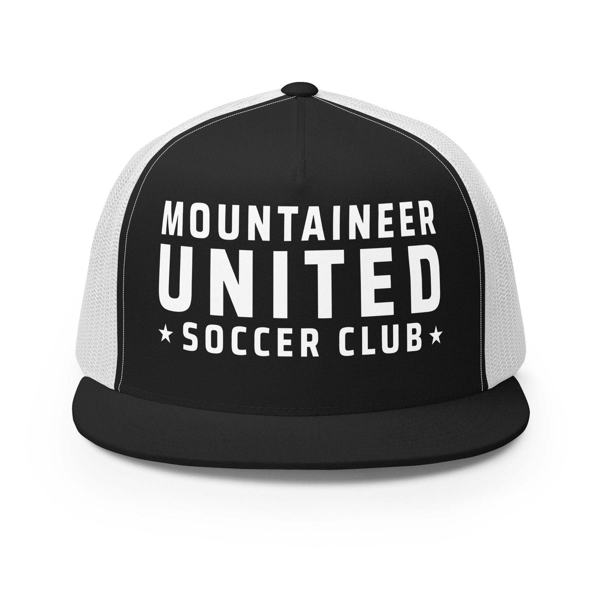 Performance | 5 Panel Trucker Cap | Mountaineer United Soccer Club | Alpine Crest Logo