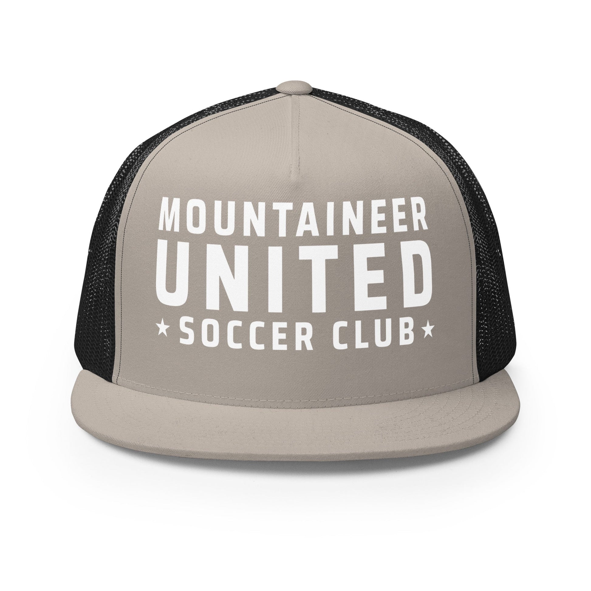 Performance | 5 Panel Trucker Cap | Mountaineer United Soccer Club | Alpine Crest Logo