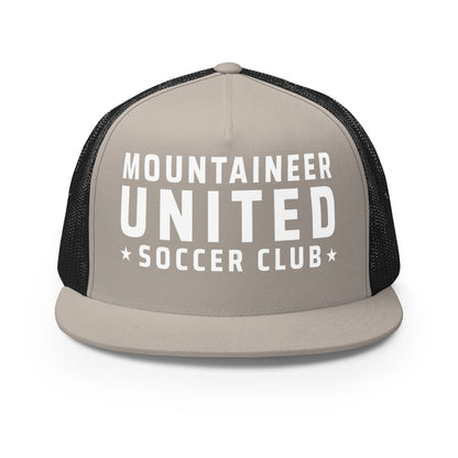 Performance | 5 Panel Trucker Cap | Mountaineer United Soccer Club | Alpine Crest Logo
