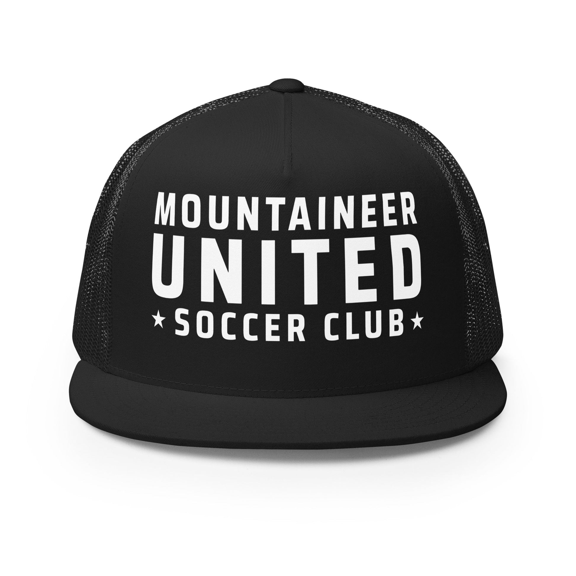 Performance | 5 Panel Trucker Cap | Mountaineer United Soccer Club | Alpine Crest Logo