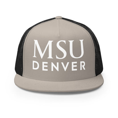 Performance | 5 Panel Trucker Cap | MSU Denver Dance Team | Titan Crest Logo