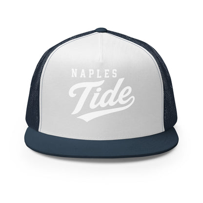 Performance | 5 Panel Trucker Cap | Naples Tide | Crest Logo