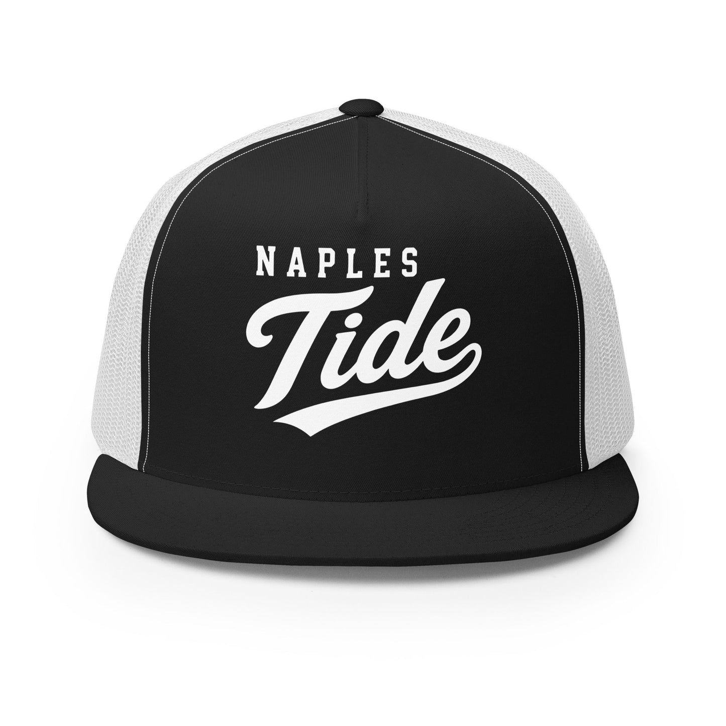 Performance | 5 Panel Trucker Cap | Naples Tide | Crest Logo