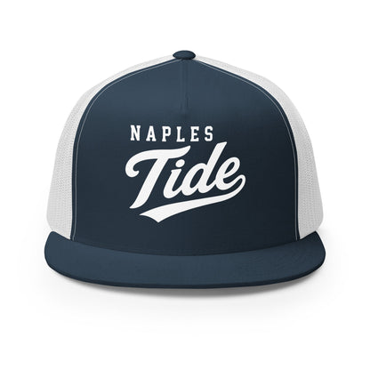 Performance | 5 Panel Trucker Cap | Naples Tide | Crest Logo