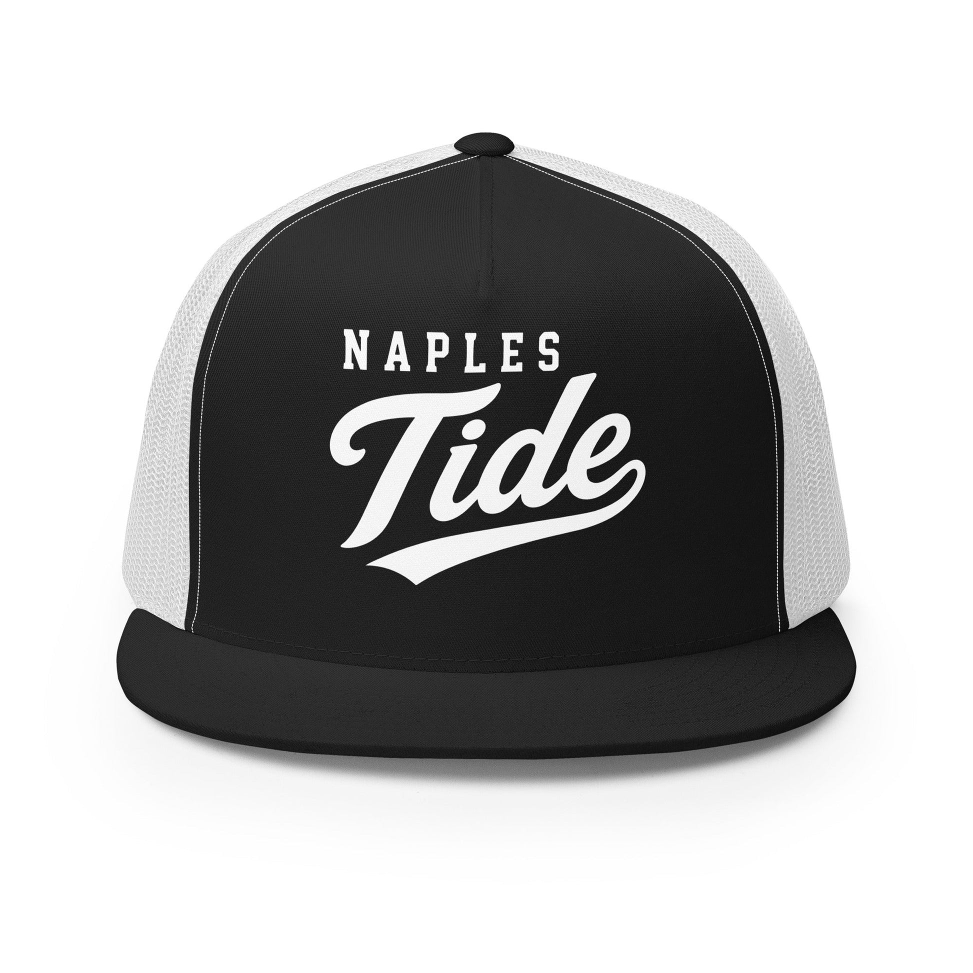 Performance | 5 Panel Trucker Cap | Naples Tide | Crest Logo