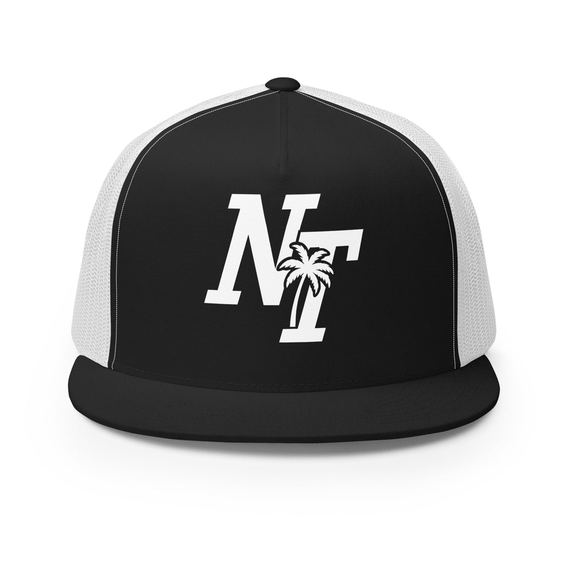Performance | 5 Panel Trucker Cap | Naples Tide | NT Lettermark Logo