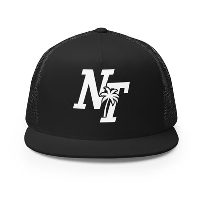 Performance | 5 Panel Trucker Cap | Naples Tide | NT Lettermark Logo