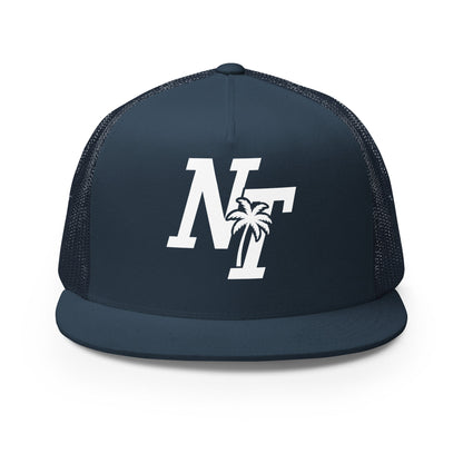Performance | 5 Panel Trucker Cap | Naples Tide | NT Lettermark Logo