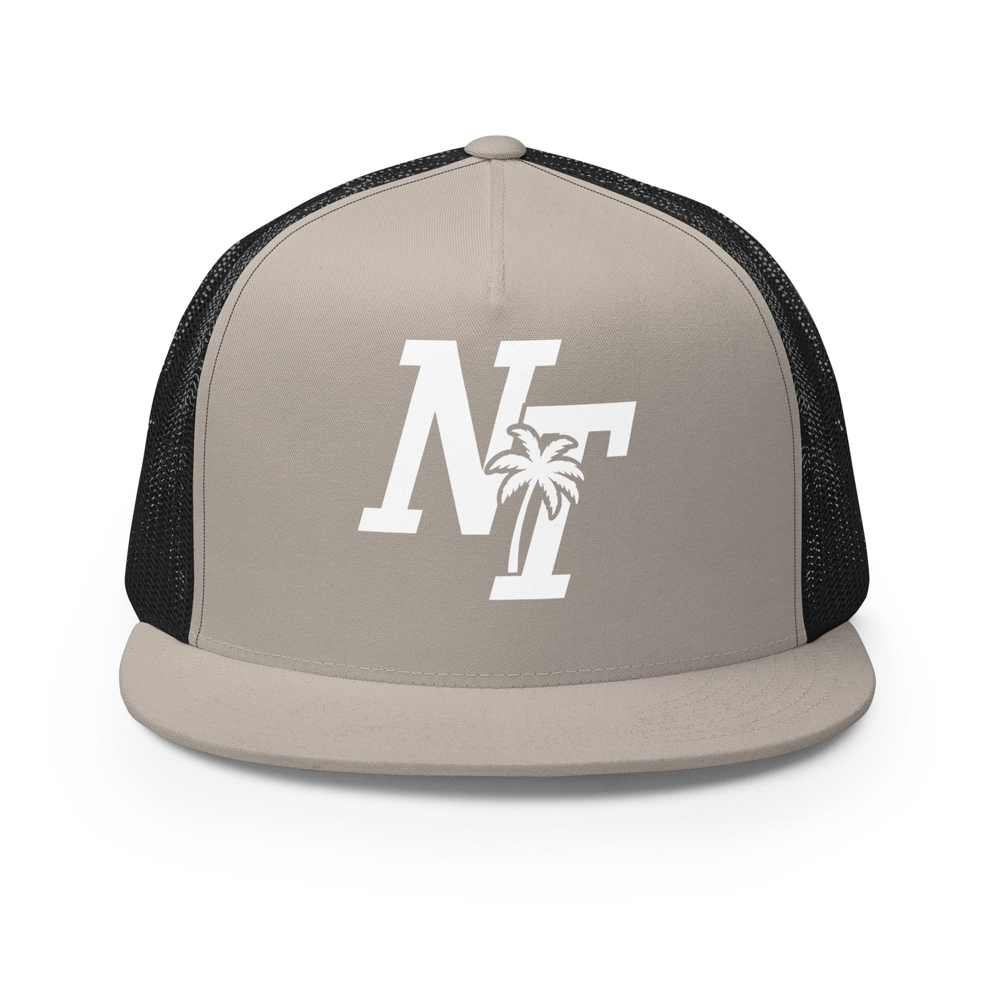 Performance | 5 Panel Trucker Cap | Naples Tide | NT Lettermark Logo