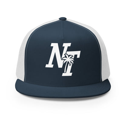 Performance | 5 Panel Trucker Cap | Naples Tide | NT Lettermark Logo