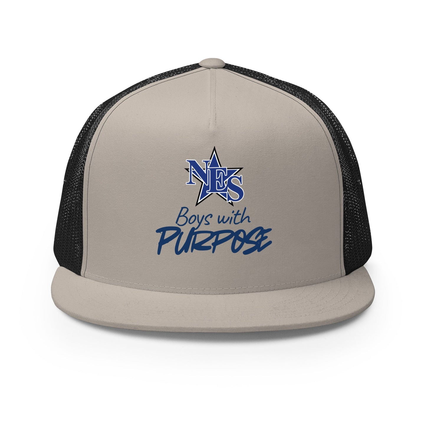 Performance | 5 Panel Trucker Cap | NES - Boys with Purpose | Boys with Purpose Logo