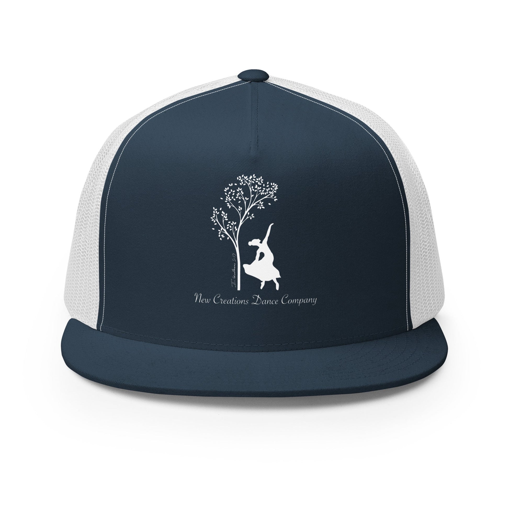 Performance | 5 Panel Trucker Cap | New Creations Dance Company | Alt Logo