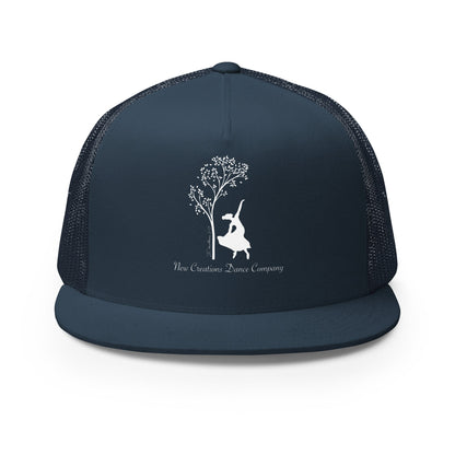 Performance | 5 Panel Trucker Cap | New Creations Dance Company | Alt Logo