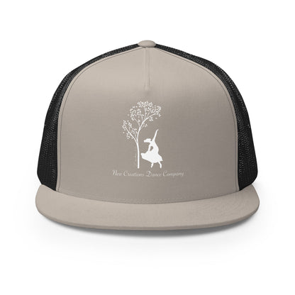 Performance | 5 Panel Trucker Cap | New Creations Dance Company | Alt Logo