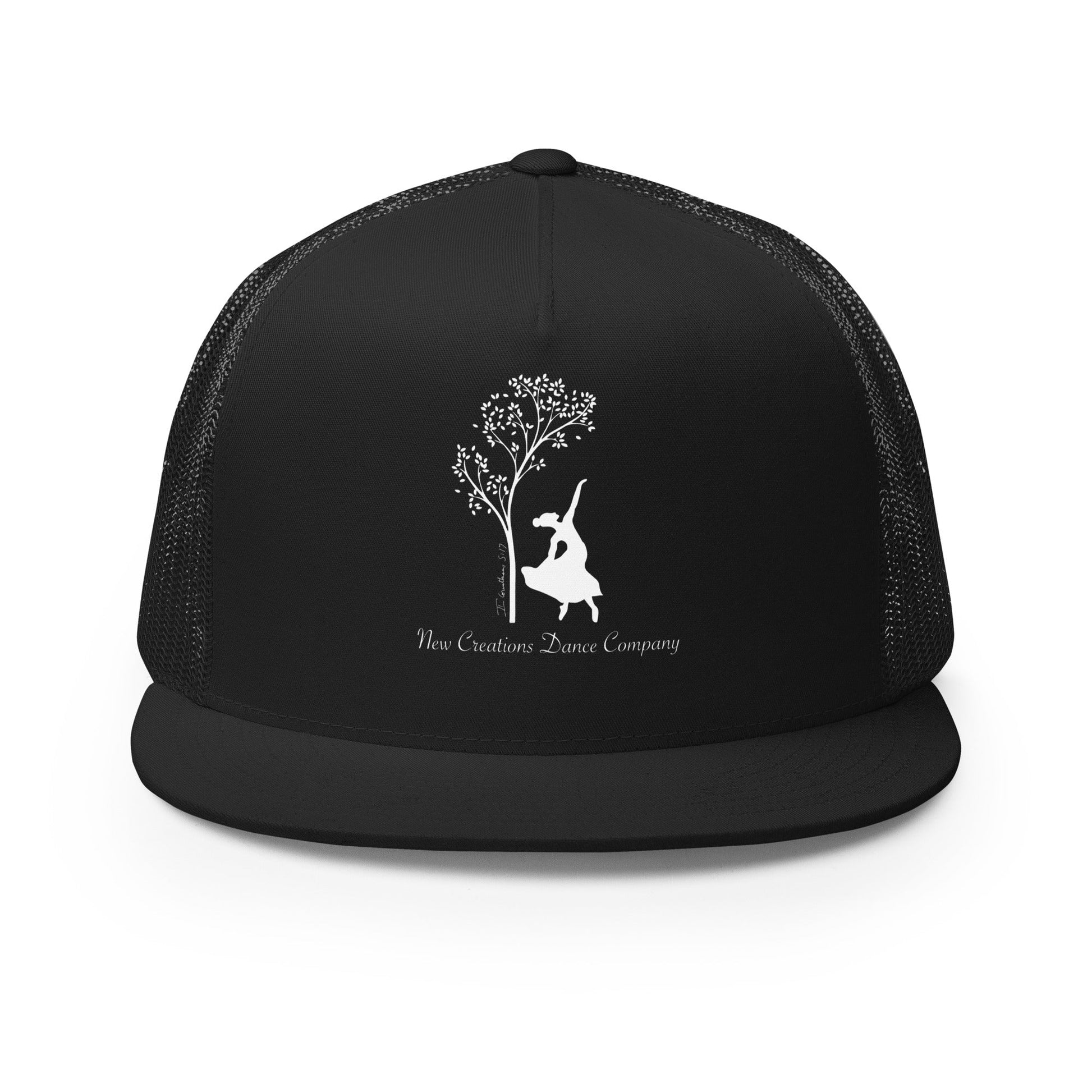 Performance | 5 Panel Trucker Cap | New Creations Dance Company | Alt Logo