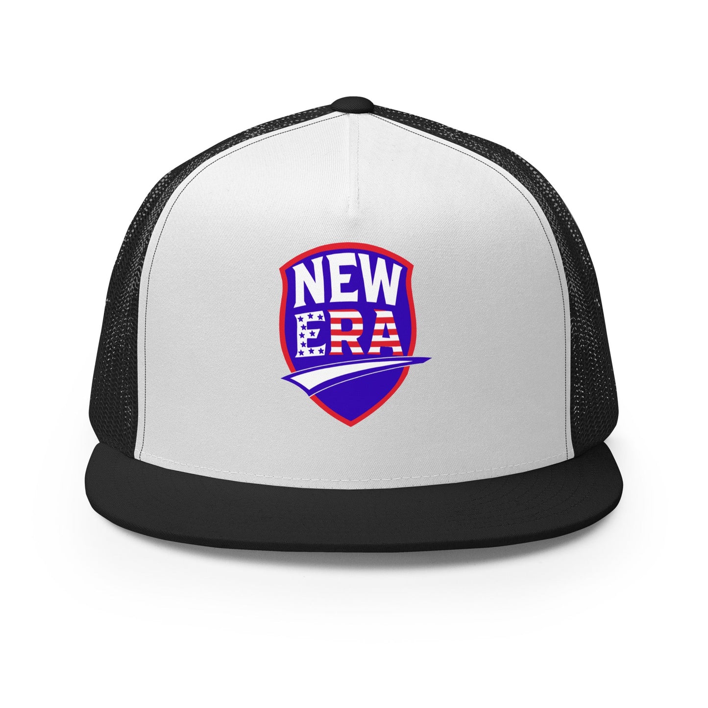 Performance | 5 Panel Trucker Cap | New Era Softball | Badge Logo