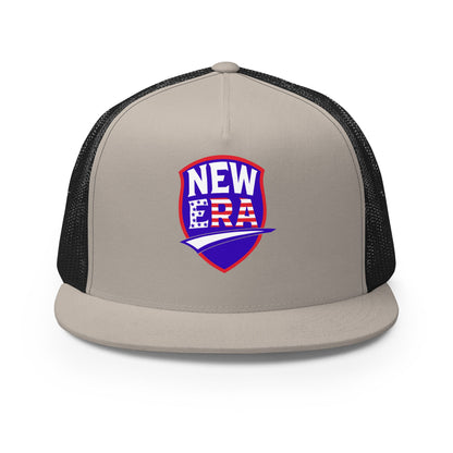 Performance | 5 Panel Trucker Cap | New Era Softball | Badge Logo