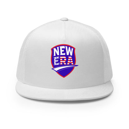 Performance | 5 Panel Trucker Cap | New Era Softball | Badge Logo