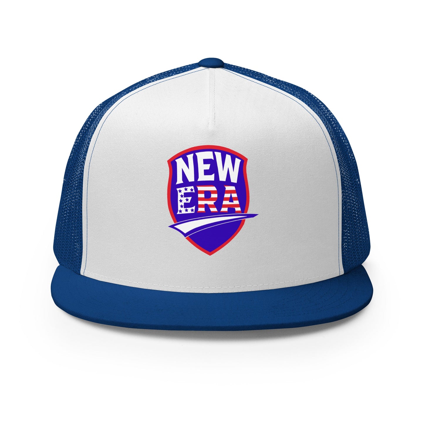 Performance | 5 Panel Trucker Cap | New Era Softball | Badge Logo