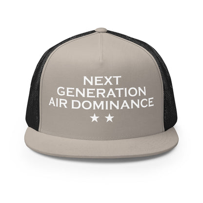 Performance | 5 Panel Trucker Cap | Next Generation Air Dominance | Modern Script Logo