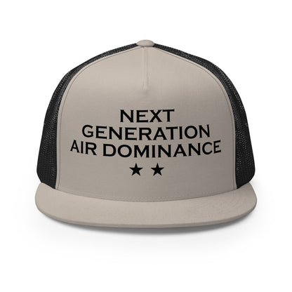 Performance | 5 Panel Trucker Cap | Next Generation Air Dominance | Modern Script Logo