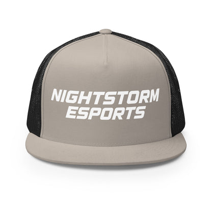 Performance | 5 Panel Trucker Cap | NightStorm Esports | Script Logo