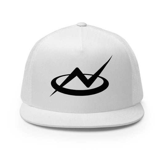 Performance | 5 Panel Trucker Cap | Nimbus Baseball | Volt - Sphere Crest Logo