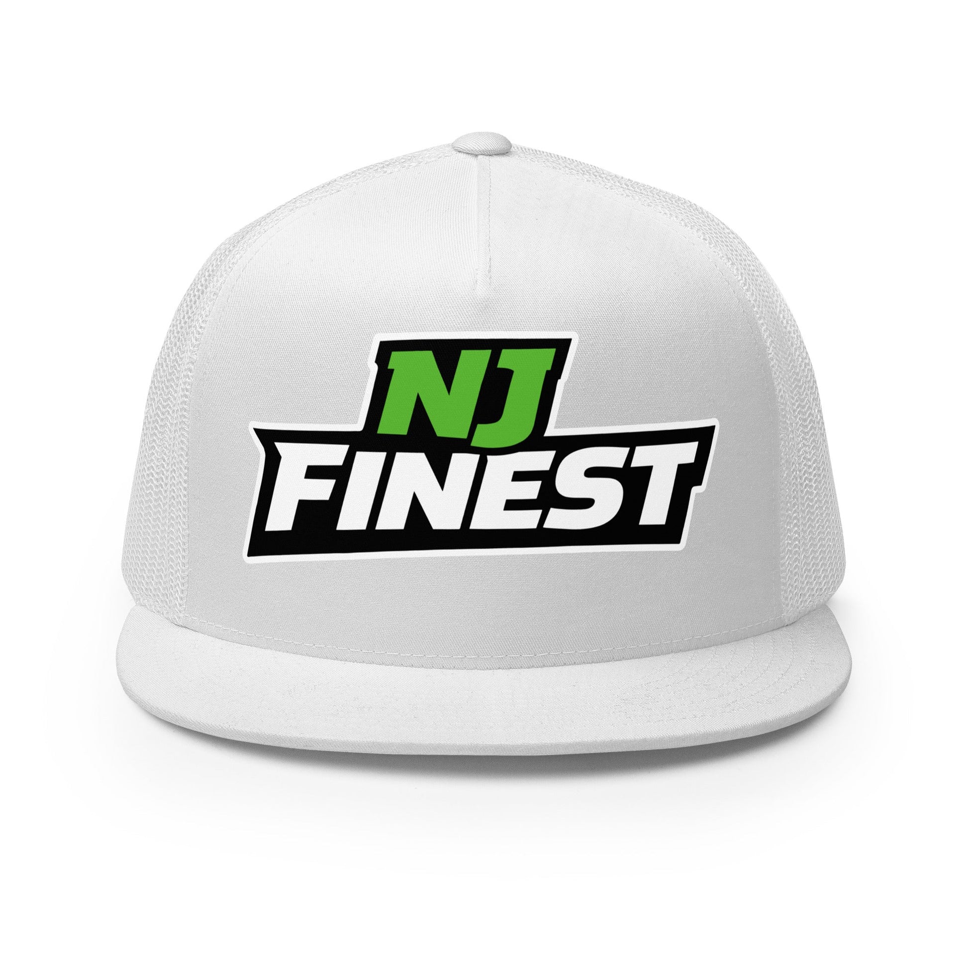 Performance | 5 Panel Trucker Cap | NJ Finest AAU Elite | Emblem Logo