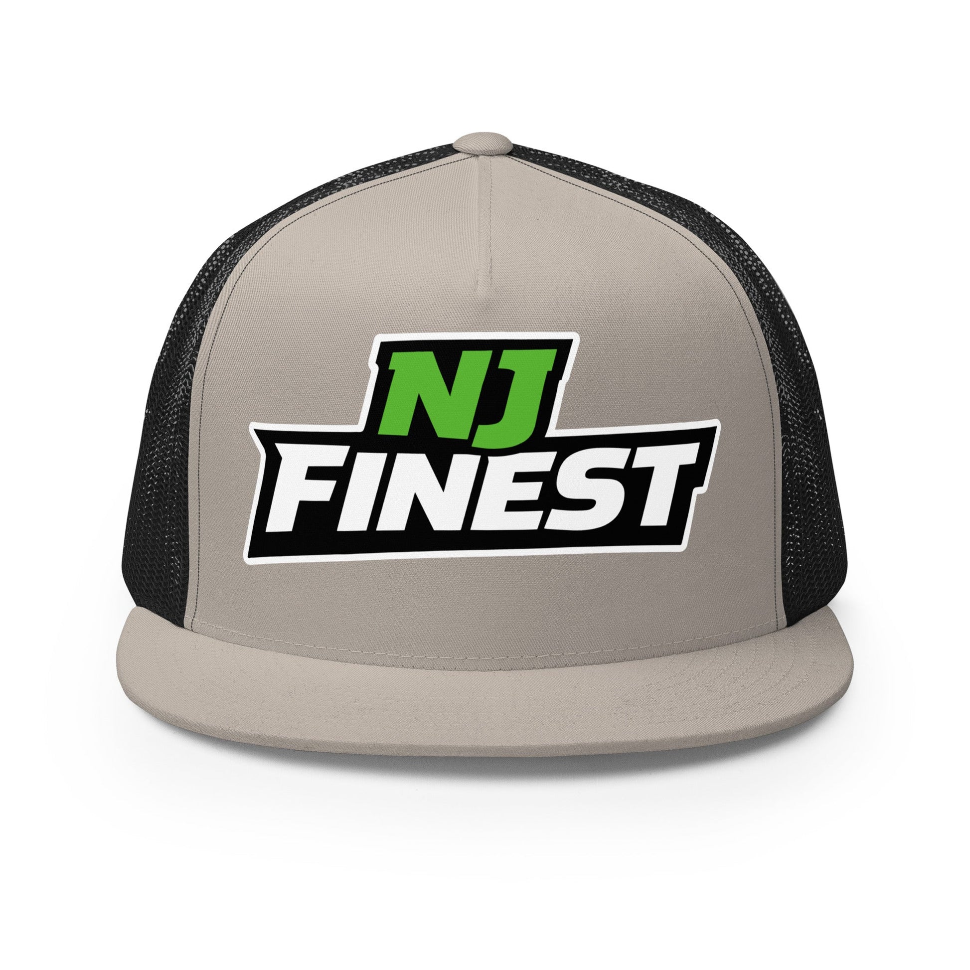 Performance | 5 Panel Trucker Cap | NJ Finest AAU Elite | Emblem Logo