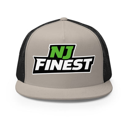 Performance | 5 Panel Trucker Cap | NJ Finest AAU Elite | Emblem Logo