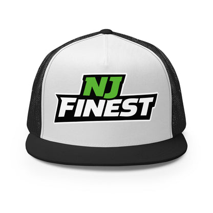 Performance | 5 Panel Trucker Cap | NJ Finest AAU Elite | Emblem Logo