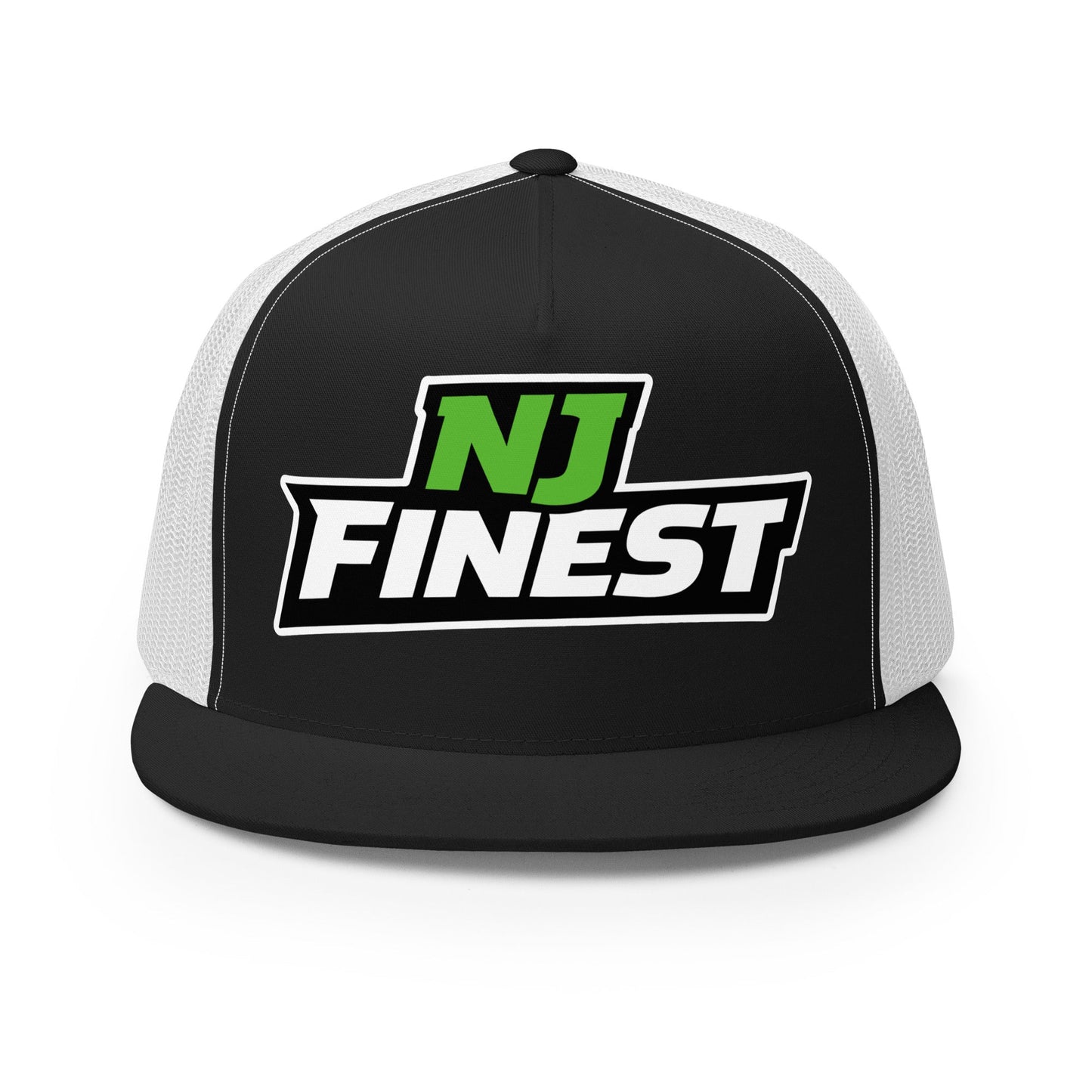 Performance | 5 Panel Trucker Cap | NJ Finest AAU Elite | Emblem Logo