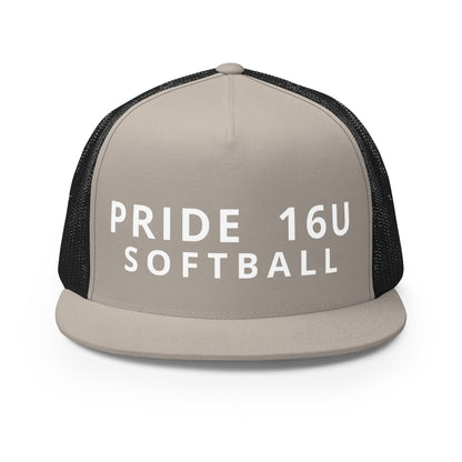 Performance | 5 Panel Trucker Cap | NNY Pride Softball | Emblem Logo
