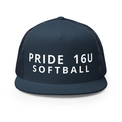 Performance | 5 Panel Trucker Cap | NNY Pride Softball | Emblem Logo