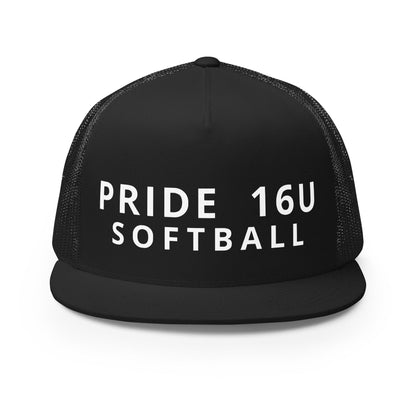 Performance | 5 Panel Trucker Cap | NNY Pride Softball | Emblem Logo