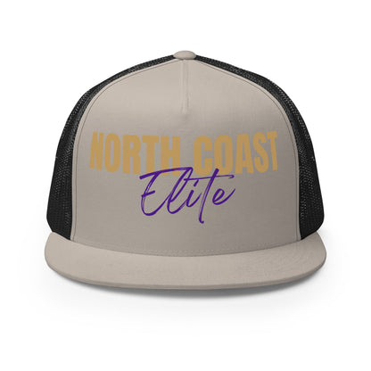 Performance | 5 Panel Trucker Cap | North Coast Elite Inc | Alt Script Logo