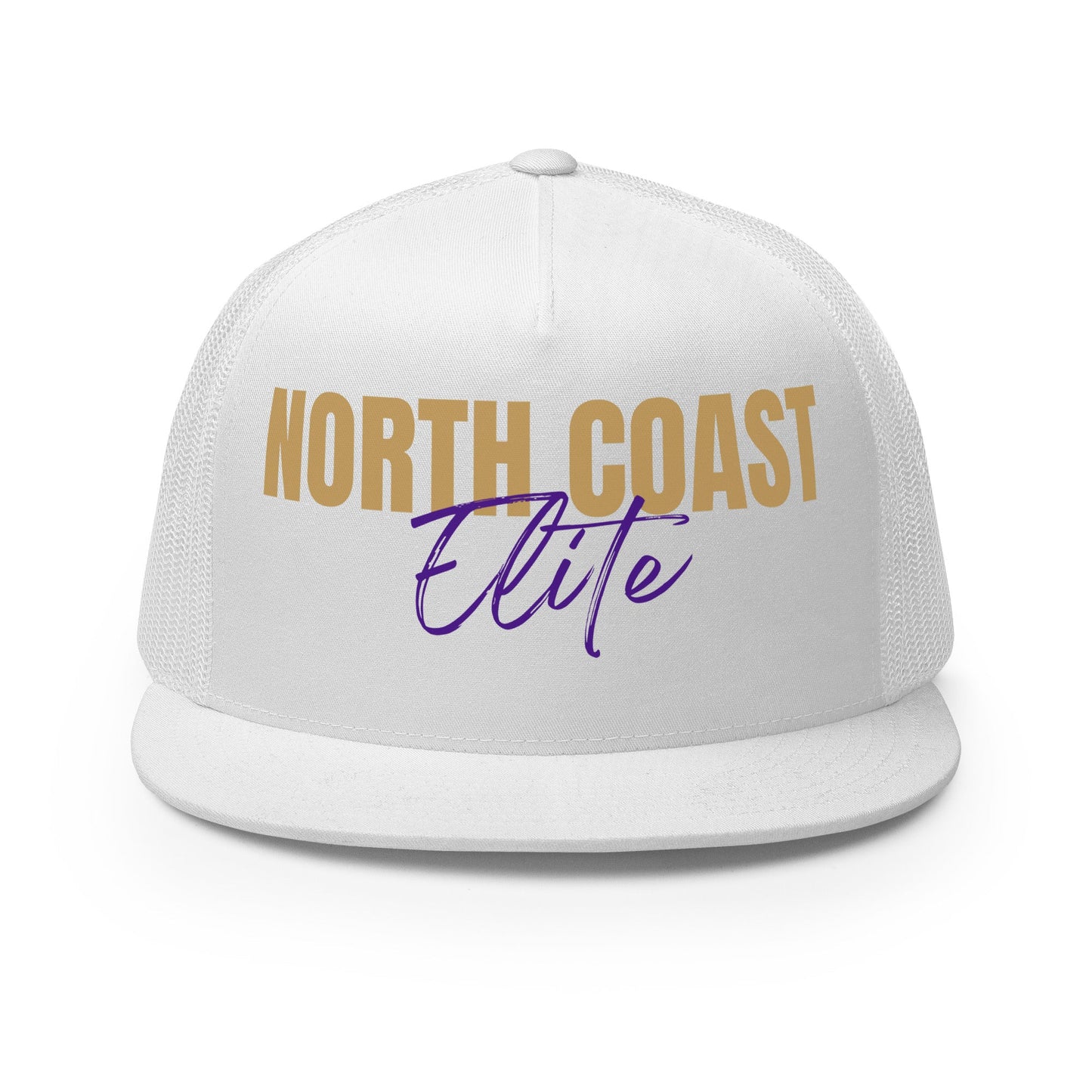Performance | 5 Panel Trucker Cap | North Coast Elite Inc | Alt Script Logo