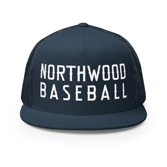 Performance | 5 Panel Trucker Cap | Northwood High School Baseball | Emblem Logo