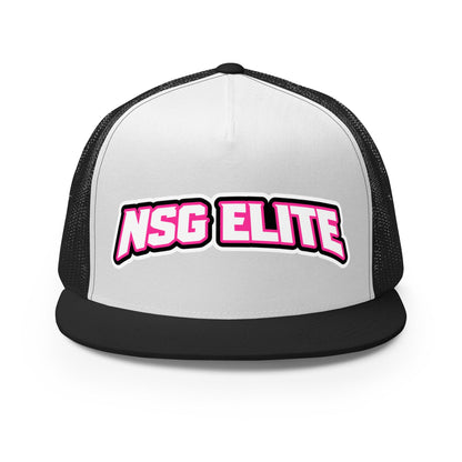 Performance | 5 Panel Trucker Cap | NSG Elite Women’s Basketball | Vanguard Shield Logo
