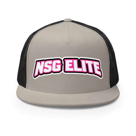Performance | 5 Panel Trucker Cap | NSG Elite Women’s Basketball | Vanguard Shield Logo